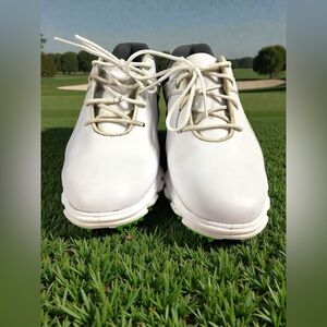 Footjoy 5M Kid's Juniors/ 7 Women's Spikeless Pro/SL Golf Shoes #45039 Pre-owned